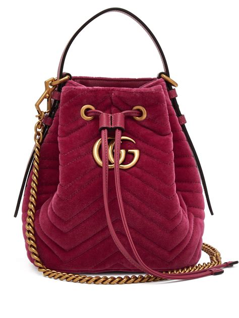 gucci drawstring bag review|gucci marmont bucket bag.